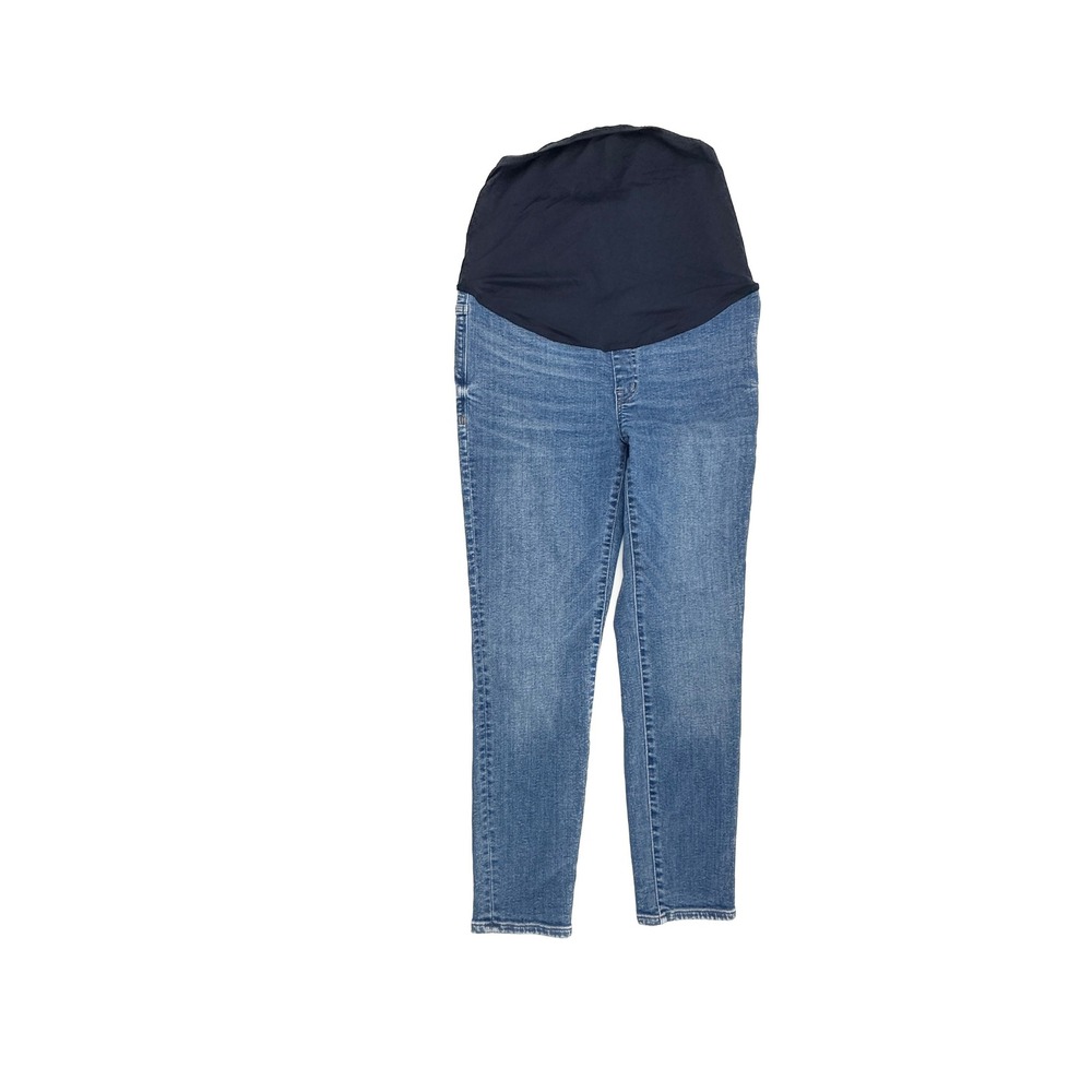Madewell Maternity Skinny Crop Jeans Womens 27 Blue Over Belly Medium Wash